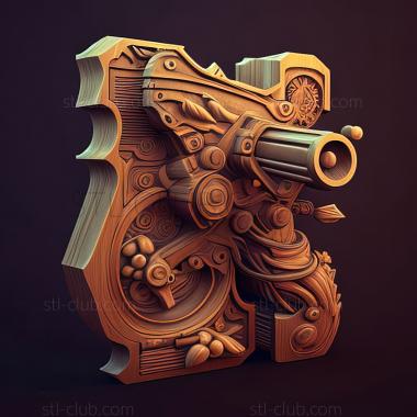 3D модель Игра тяжелое оружие (STL)